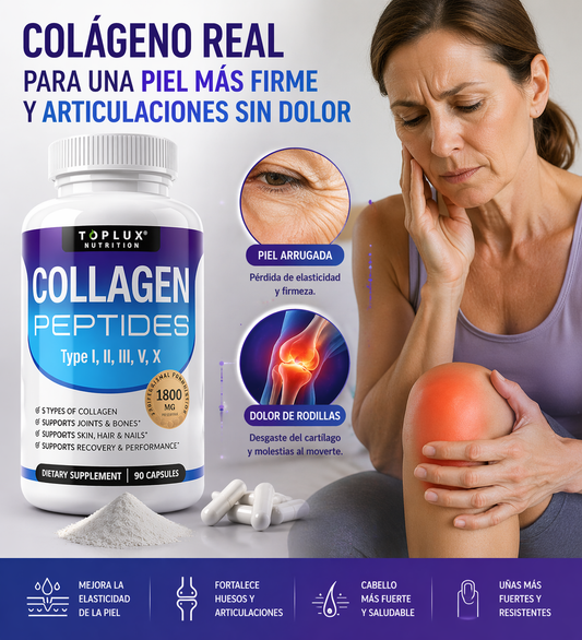 Toplux Colágeno Multi Peptides Complex